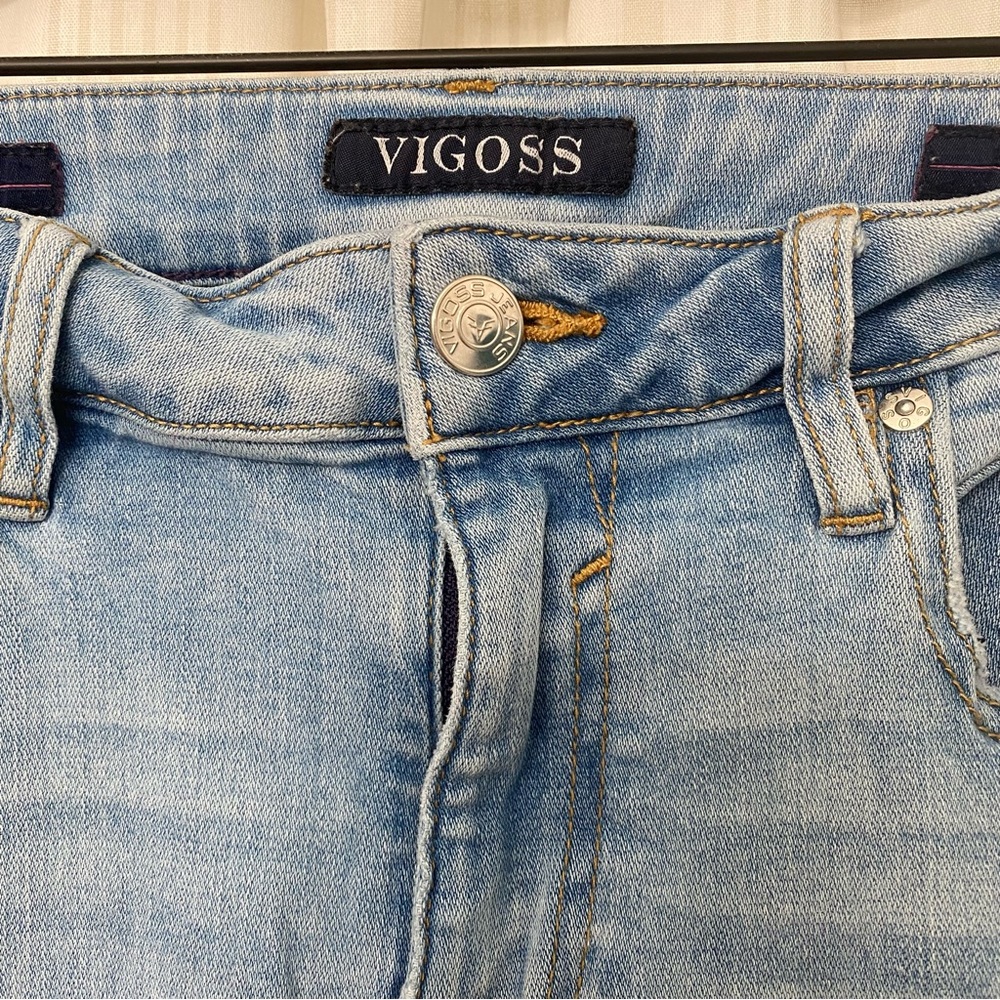 🌈5/$25 BUNDLE! Vigoss Colle Skinny midrise light wash jeans *flawed* - Picture 4 of 7